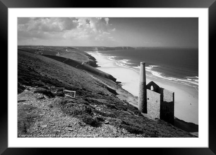 St Agnes Head Framed Mounted Print by Chris Rose