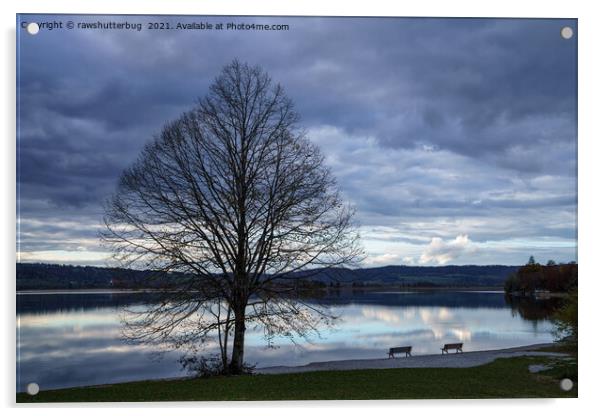 An Evening At The Kochelsee Acrylic by rawshutterbug 