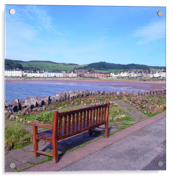 Millport Kames Bay Acrylic by Allan Durward Photography