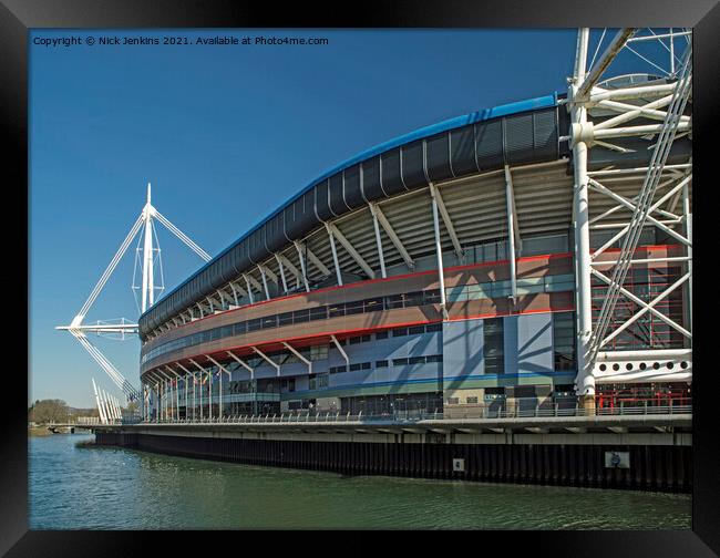 Wales Millennium Stadium Cardiff  Framed Print by Nick Jenkins