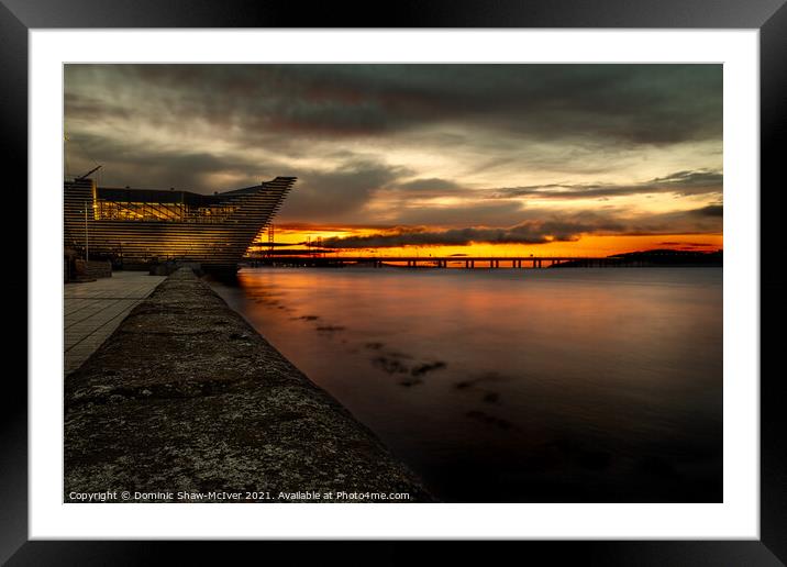Sunrise at the V&A Dundee Framed Mounted Print by Dominic Shaw-McIver