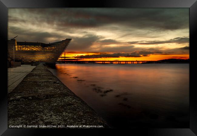 Sunrise at the V&A Dundee Framed Print by Dominic Shaw-McIver