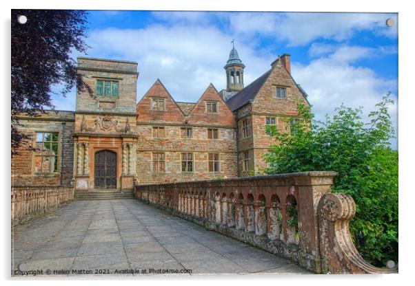 Rufford Abbey  Acrylic by Helkoryo Photography