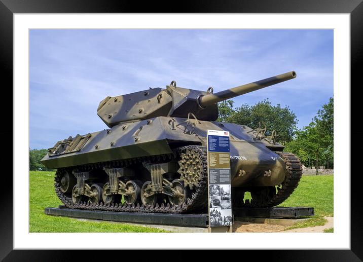M10 Tank Destroyer  Framed Mounted Print by Arterra 