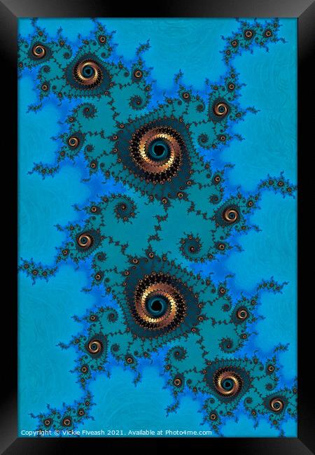 Spiral Universe Framed Print by Vickie Fiveash