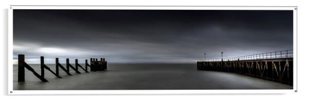 Gogs Berth Long Exposure Southend On Sea Acrylic by johnny weaver