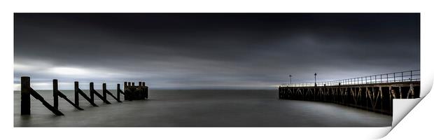 Gogs Berth Long Exposure Southend On Sea Print by johnny weaver