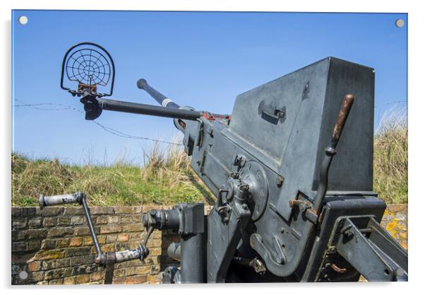 Flak 28 Anti Aircraft Cannon Acrylic by Arterra 