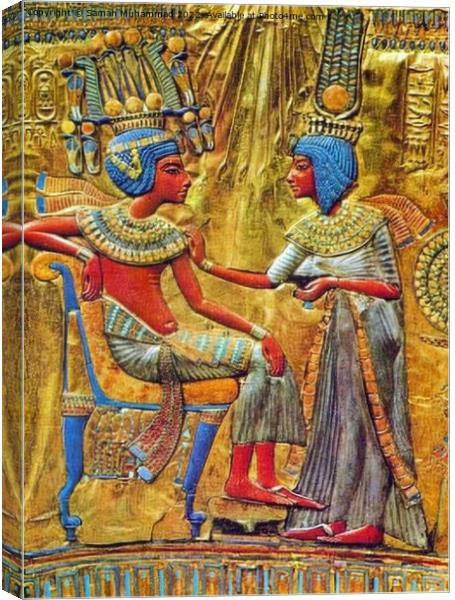 Pharaohs Life 2 Canvas Print by Samah Muhammad