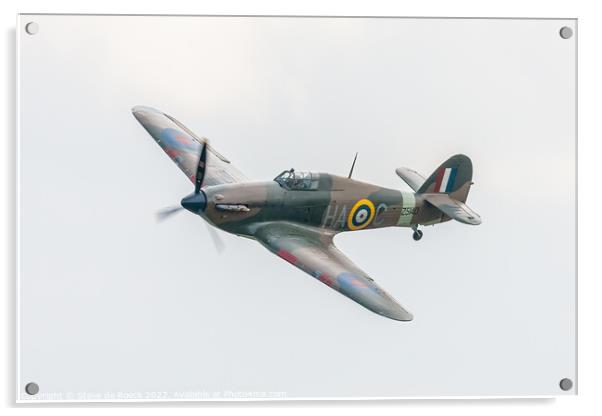 Hawker Hurricane HA-C Acrylic by Steve de Roeck