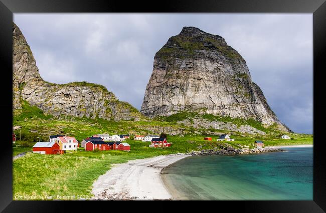 Sanna island Norway Framed Print by Pearl Bucknall