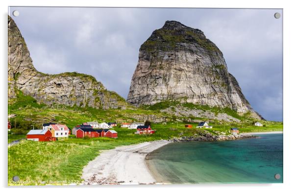 Sanna island Norway Acrylic by Pearl Bucknall