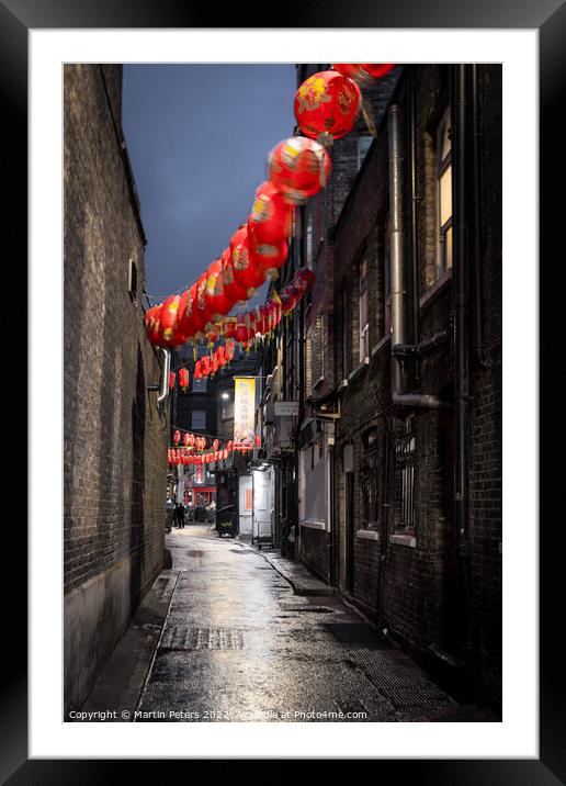 Vibrant and Cultural China Town Framed Mounted Print by Martin Yiannoullou
