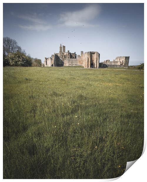 Warkworth Castle Print by Mark Jones