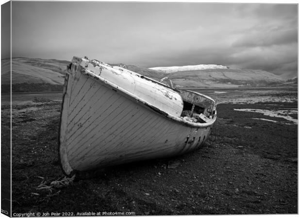  Abandoned Lifeboat Canvas Print by Jon Pear