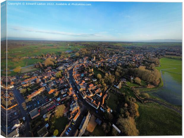 Bungay Canvas Print by Edward Laxton