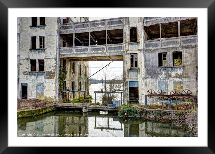 Abandoned Factory Framed Mounted Print by Stuart Wyatt