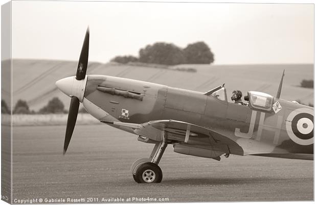 SPITFIRE! Canvas Print by Gabriele Rossetti