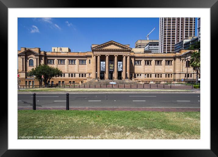 State Library, Sydney, NSW, New South Wales, Australia Framed Mounted Print by Kevin Hellon