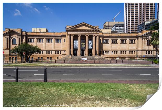 State Library, Sydney, NSW, New South Wales, Australia Print by Kevin Hellon