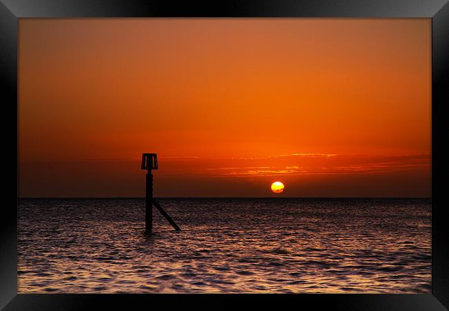 Light on the Horizon Cart Gap Framed Print by Paul Macro