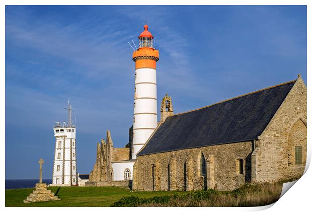  Pointe Saint Mathieu, Brittany Print by Arterra 