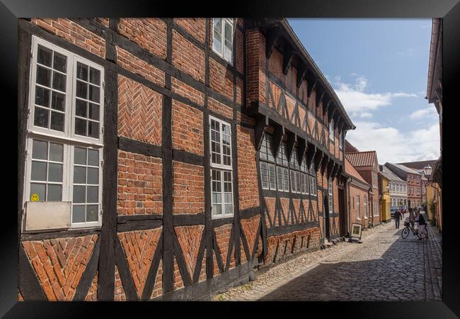 Altstadt Ribe Framed Print by Thomas Schaeffer