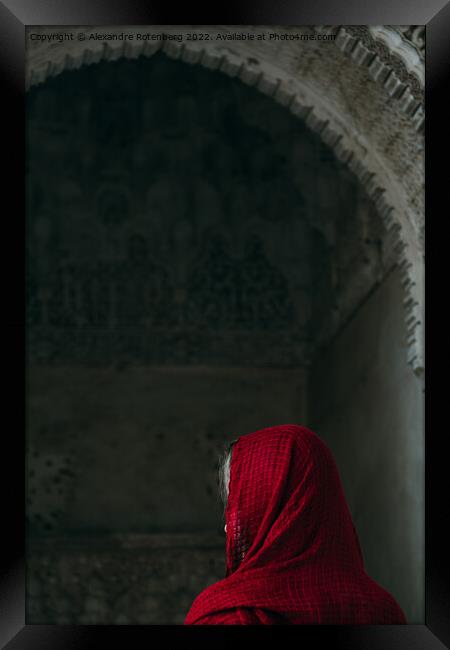 Islamic woman Framed Print by Alexandre Rotenberg