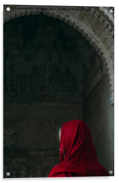 Islamic woman Acrylic by Alexandre Rotenberg