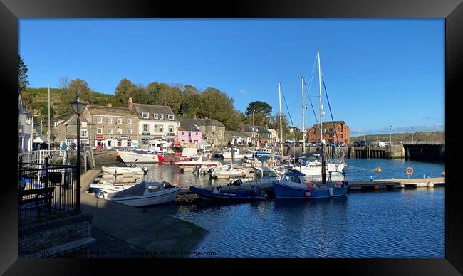 Padstow Harbour Framed Print by Richard Baker