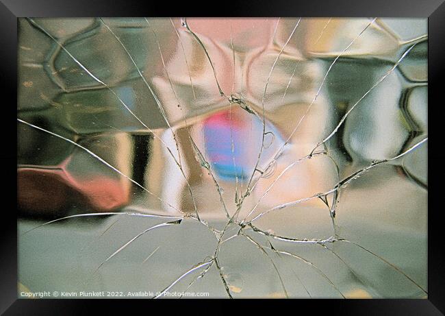 Broken Glass Framed Print by Kevin Plunkett