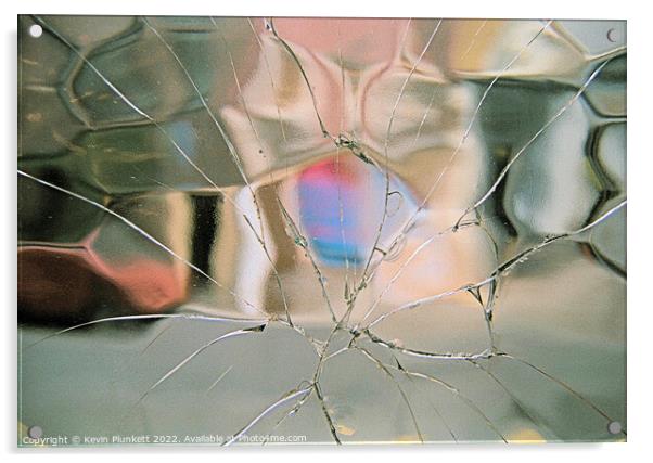 Broken Glass Acrylic by Kevin Plunkett