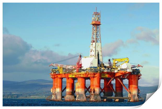 Transocean Leader Print by Colin Chipp