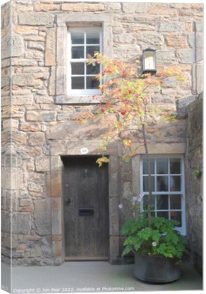 Courtyard St Andrews Canvas Print by Jon Pear