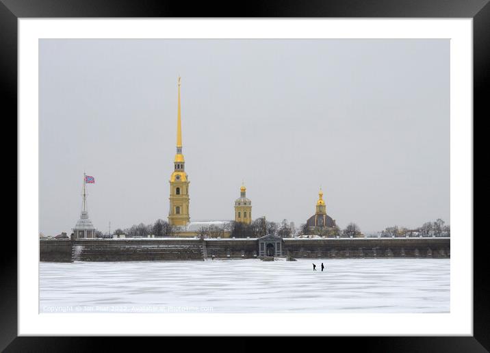 Peter and Paul Fortress Framed Mounted Print by Jon Pear