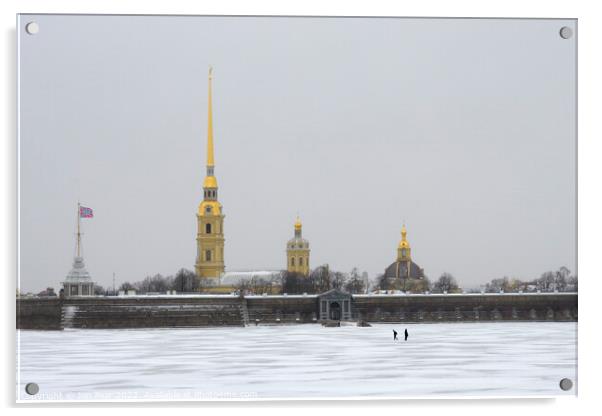 Peter and Paul Fortress Acrylic by Jon Pear