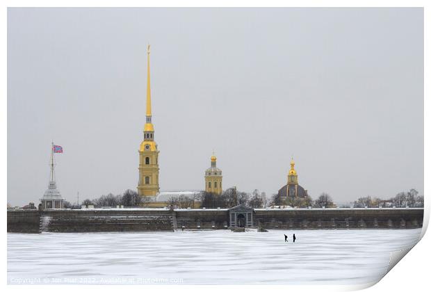 Peter and Paul Fortress Print by Jon Pear