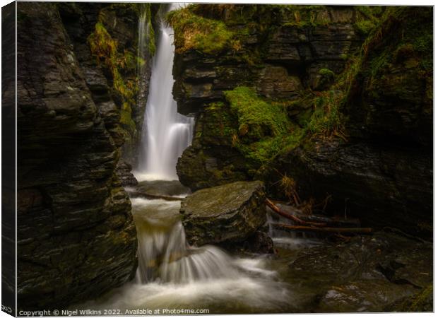 Spout Force Canvas Print by Nigel Wilkins