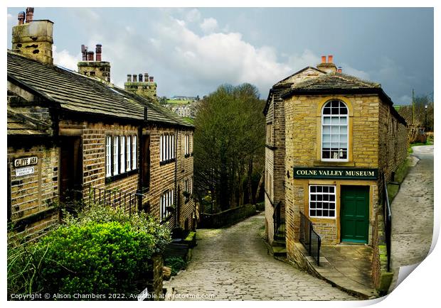 Golcar Huddersfield  Print by Alison Chambers