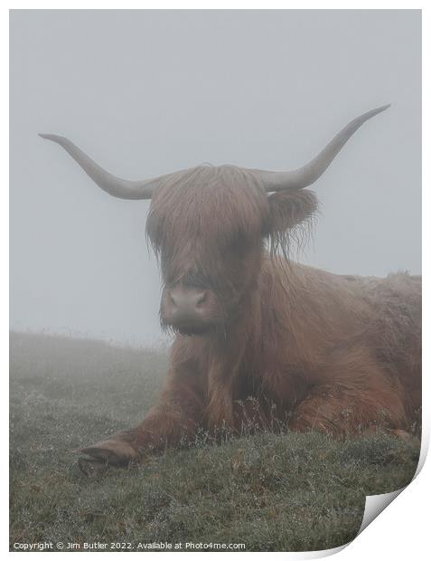 Highland mist Print by Jim Butler