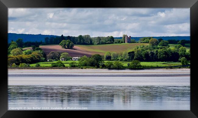 View across the River Exe Framed Print by Jim Butler