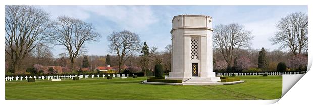 Flanders Field American Cemetery and Memorial Print by Arterra 