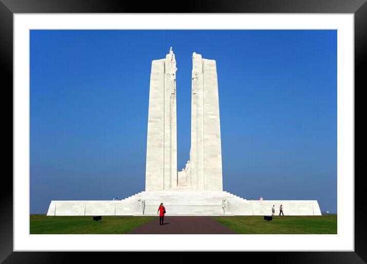 Canadian National Vimy Memorial Framed Mounted Print by Arterra 