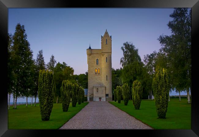 Ulster Tower, Thiepval Framed Print by Arterra 