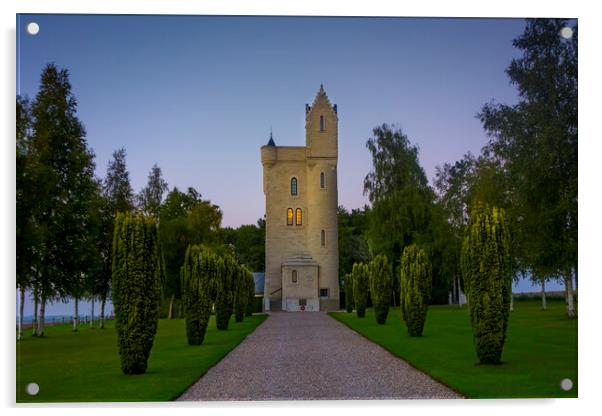 Ulster Tower, Thiepval Acrylic by Arterra 