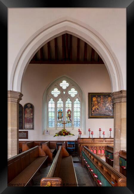 The parish church of Saint Michael, Minehead, Somerset, UK Framed Print by Joy Walker