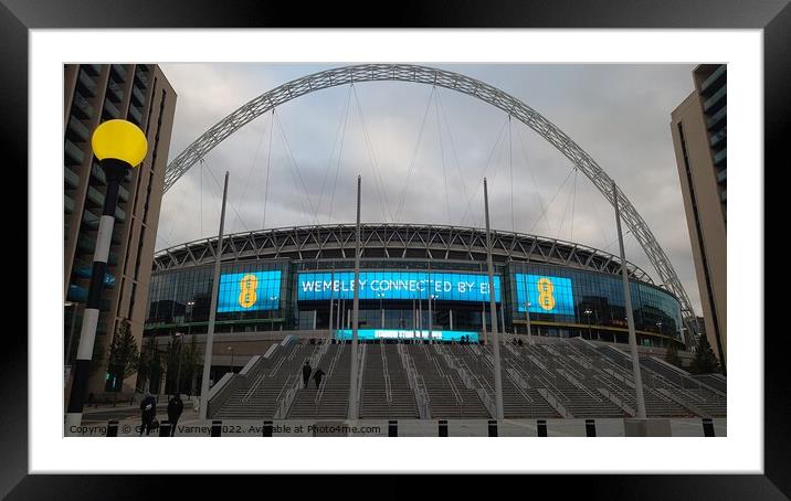 Home of Football Framed Mounted Print by Graham Varney