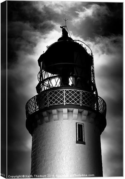 Mull of Galloway Lighthouse Canvas Print by Keith Thorburn EFIAP/b