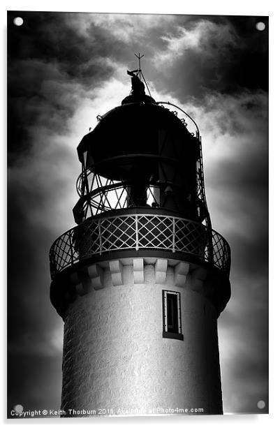 Mull of Galloway Lighthouse Acrylic by Keith Thorburn EFIAP/b