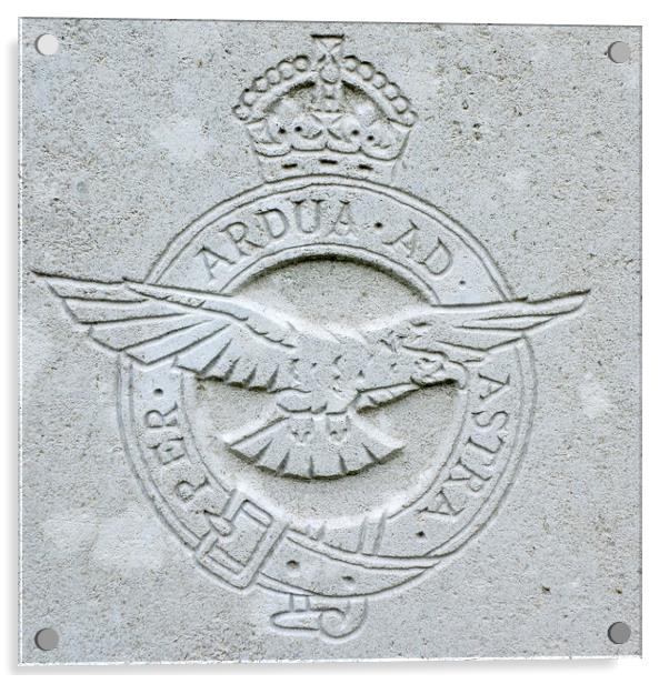 Royal Flying Corps Regimental Emblem Acrylic by Arterra 